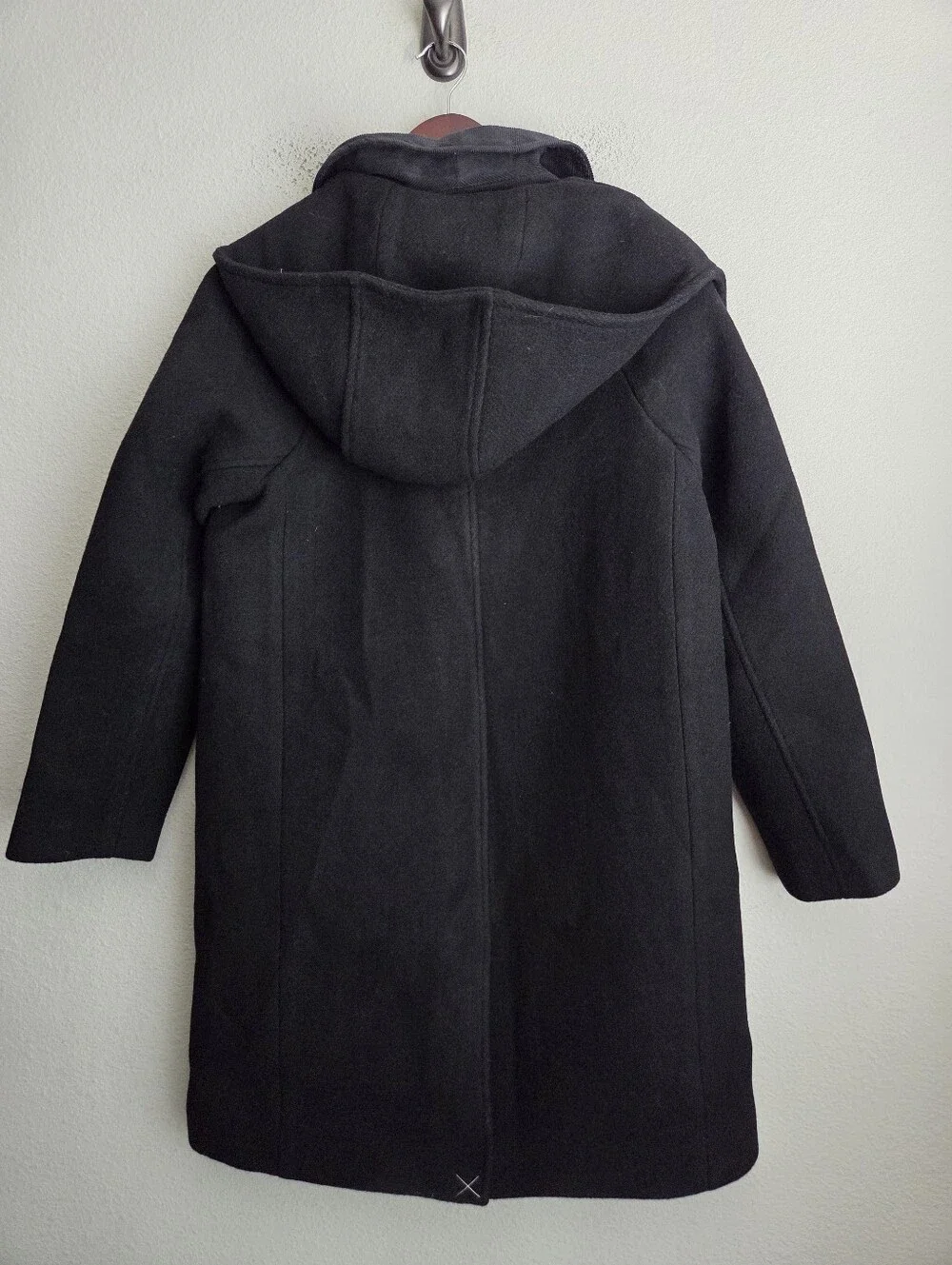 J. Crew Stowe Parka in Italian-Stadium Cloth in Black size 0 NWT